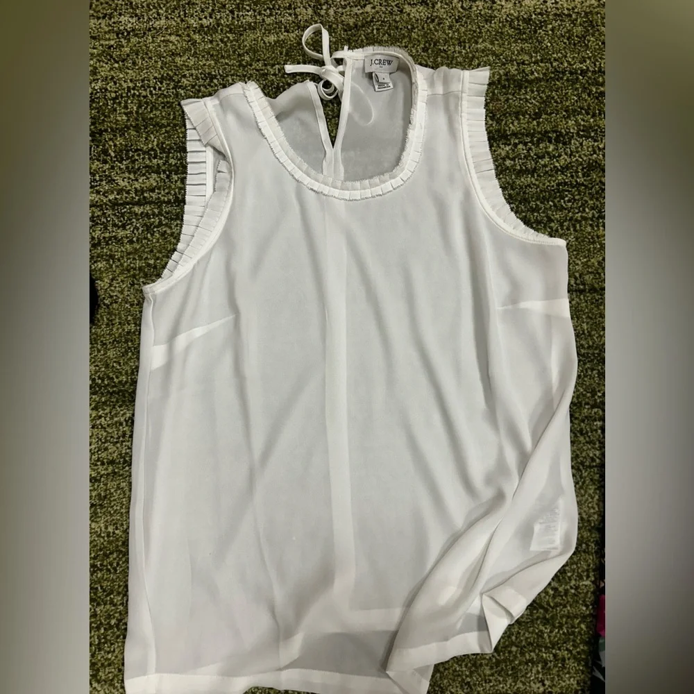 ‼️NWOT‼️Jcrew sheer blouse - Picture 1 of 4